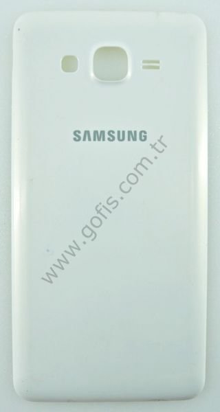 SAMSUNG GALAXY GRAND PRIME G530 ARKA PİL KAPAK PLASTİK BEYAZ %100 ORİJİNAL
