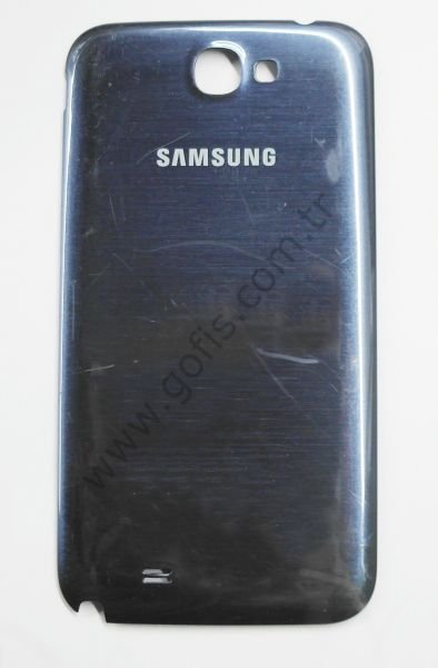 SAMSUNG GALAXY NOTE 2 N7100 ARKA PİL KAPAK PLASTİK LACİVERT %100 ORİJİNAL