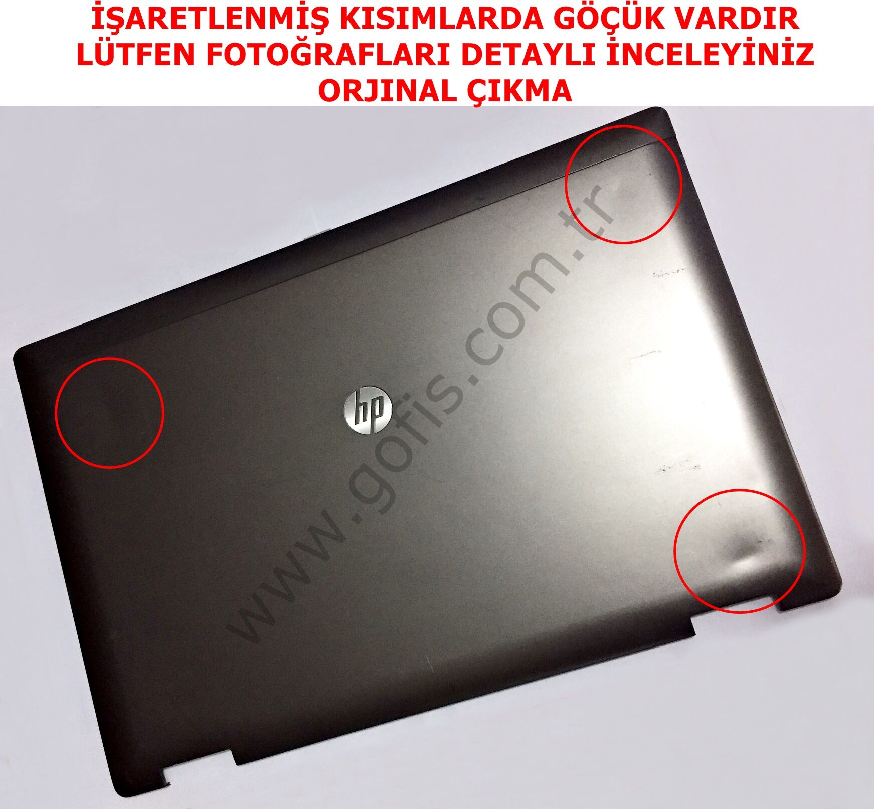 HP PROBOOK 6560B LCD EKRAN ARKA KAPAK 641202-001 LCD BACK COVER