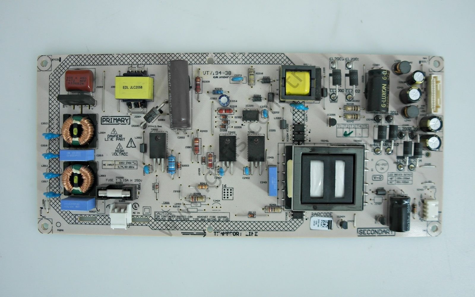 BEKO LB-5533 POWER BOARD VTY194-38 BESLEME KARTI