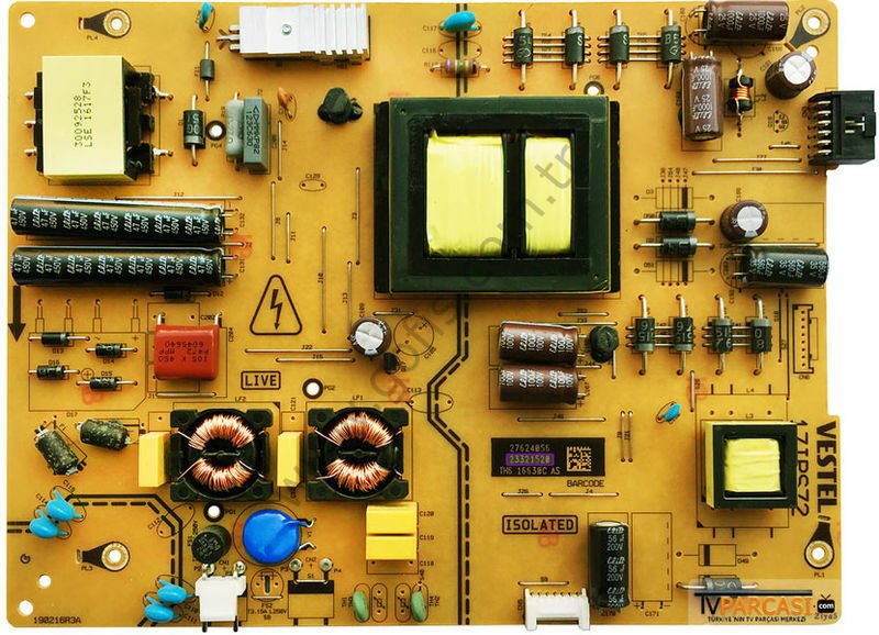 VESTEL 4K SMART 40UA 890040 POWER  BOARD V40UA890040PK 17IPS72  BESLEME KARTI