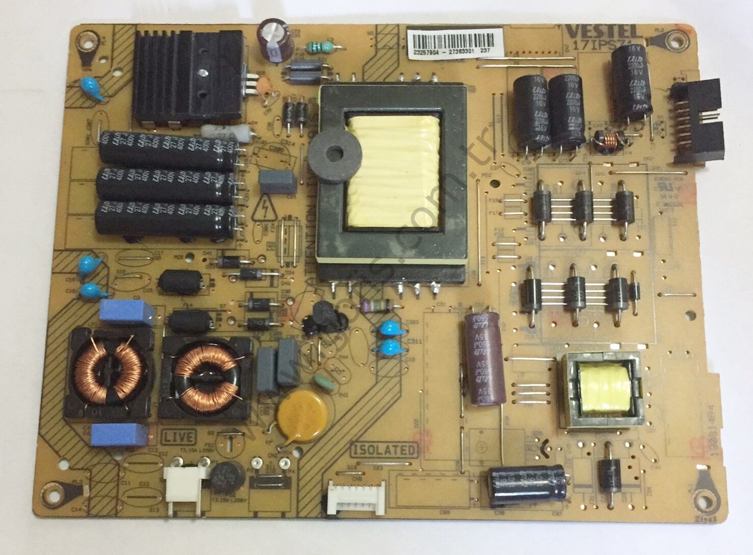 VESTEL 49FA7000, NEXON 49NX600, HI-LEVEL 49HL600 POWER BOARD 190814R4, 23257904, 17IPS71 BESLEME KARTI