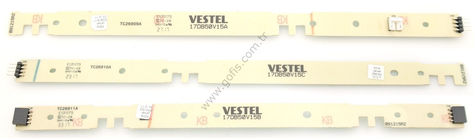 VESTEL 50FD7300 LED BAR ARA BAĞLANTI BORDU 091215R2 17DB50V15A 17DB50V15C 17DB50V15B INTERFACE BOARD
