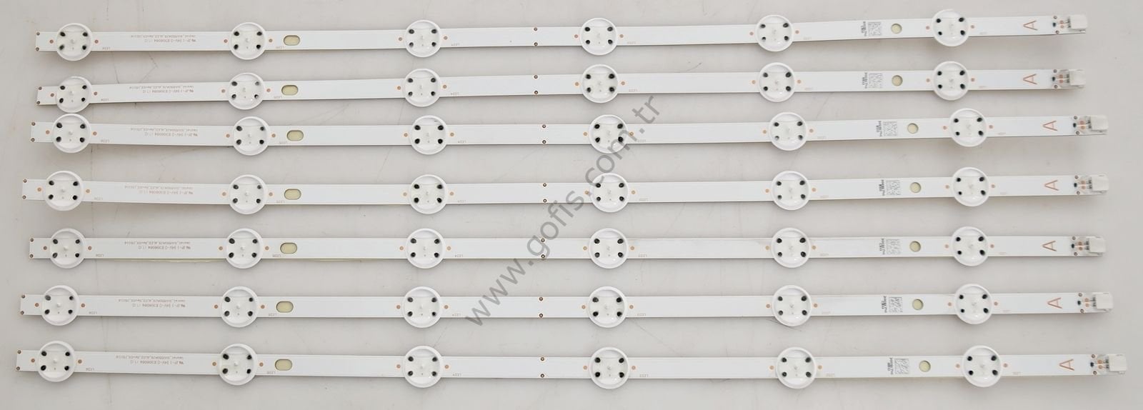 SEG 55SCF7620, SEG 55SC7600, VESTEL 55FB7300 LED BAR VESTEL_SVV550AJ9_6LED_REV03 PANEL LEDLERİ
