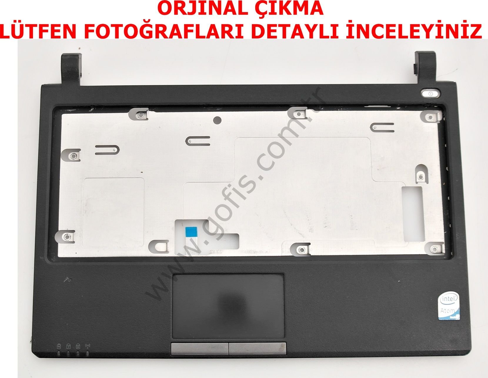 GRUNDİG 1001 ÜST KASA 1A02R2P00-GJA-G92E KLAVYE KASASI  *İŞARETLENMİŞ VİDA YATAĞI KIRIKTIR*