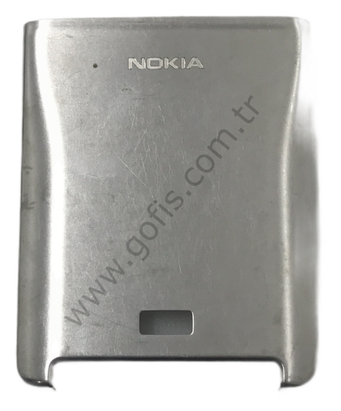 NOKİA E61İ ARKA PİL KAPAK METAL GÜMÜŞ