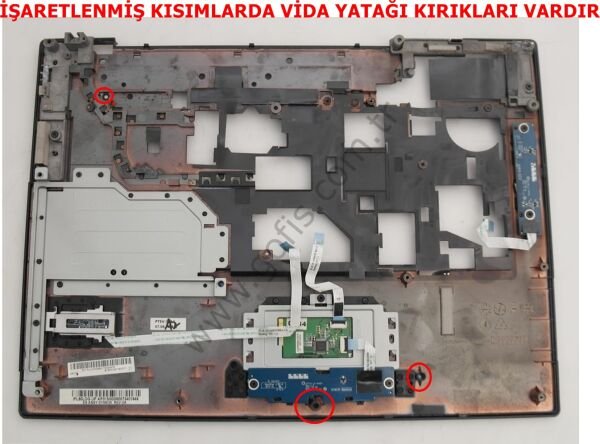 BEKO FL90 ÜST KASA AP01S000M00 FA01S000S00 KLAVYE KASASI *İŞARETLENMİŞ VİDA YATAKLARI KIRIKTIR*