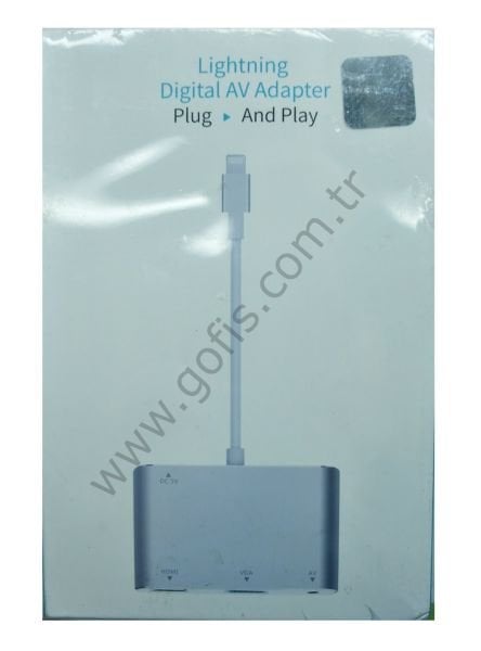 LIGHTNING DİJİTAL AV ADAPTÖRÜ