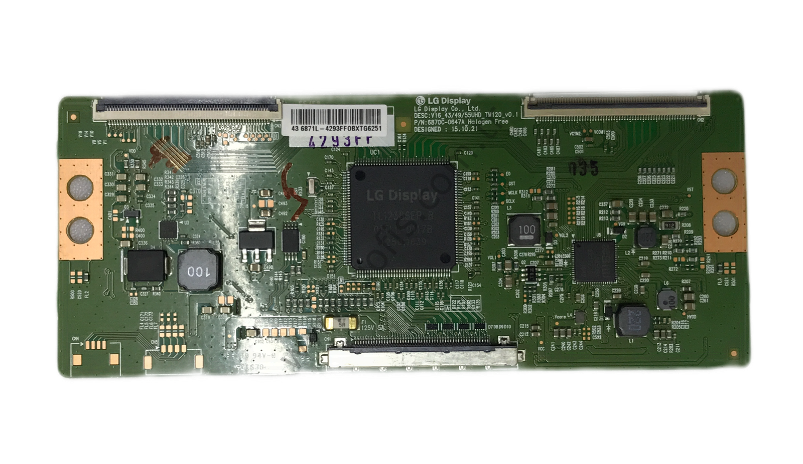 LG 43UH610V-ZB T-CON BOARD 6870C-0647A 6871L-4293F