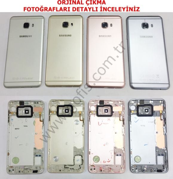 SAMSUNG GALAXY C7 C7000 KASA KAPAK +KAMERA LENS CAMI SM-C7000 %100 ORİJİNAL