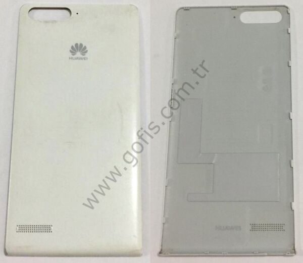 HUAWEİ ASCEND G6 ARKA PİL KAPAK G6-L11 PLASTİK BEYAZ %100 ORİJİNAL
