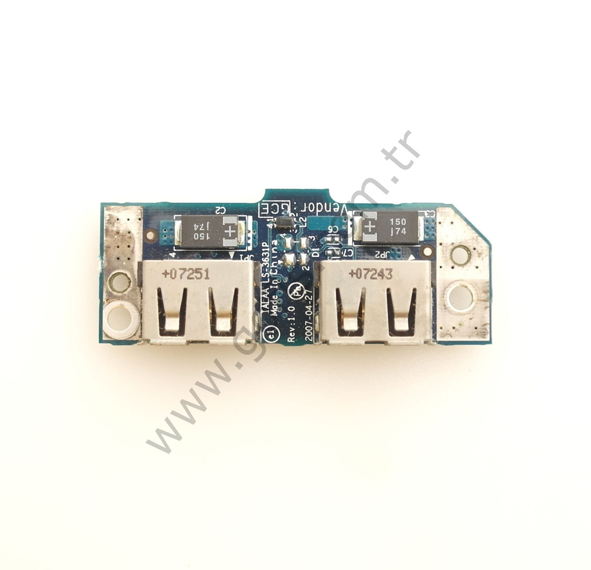 TOSHİBA SATELLİTE A200 A205 A210 A215 USB PORT BOARD LS-3631P