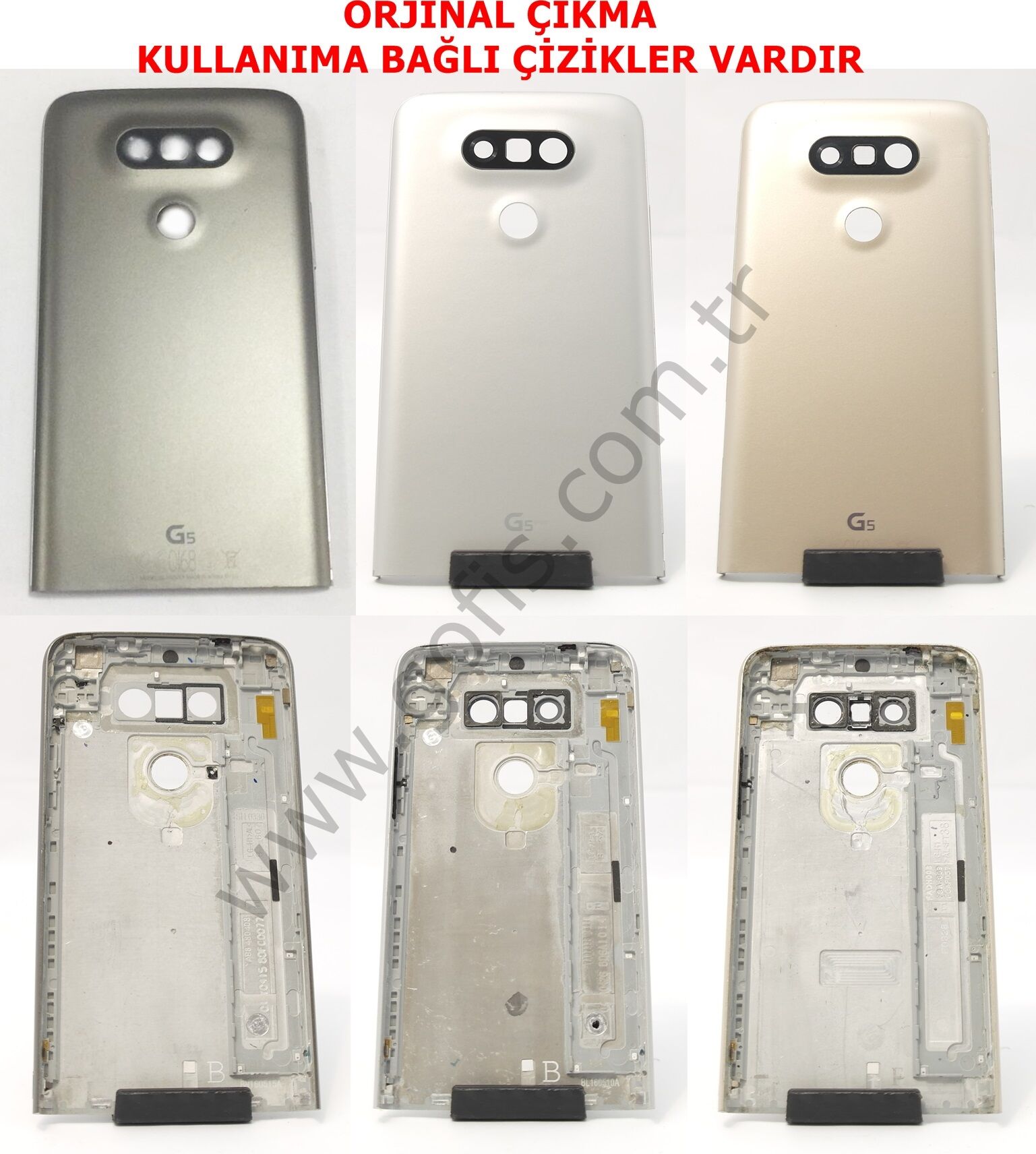 LG G5 ARKA PİL KASA KAPAK LG-H850TR %100 ORİJİNAL