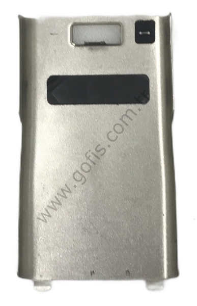 NOKİA E50 ARKA PİL KAPAK METAL GÜMÜŞ