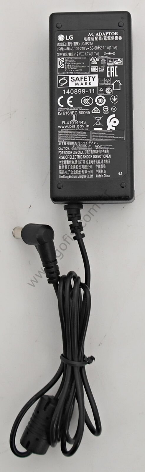 LG 24MN49HM-PZ LED MONİTÖR ADAPTÖRÜ LCAP21A 19V 1.7A ŞARJ CİHAZI ORİJİNAL