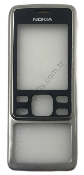 NOKİA 6300 ÖN KAPAK METAL GÜMÜŞ