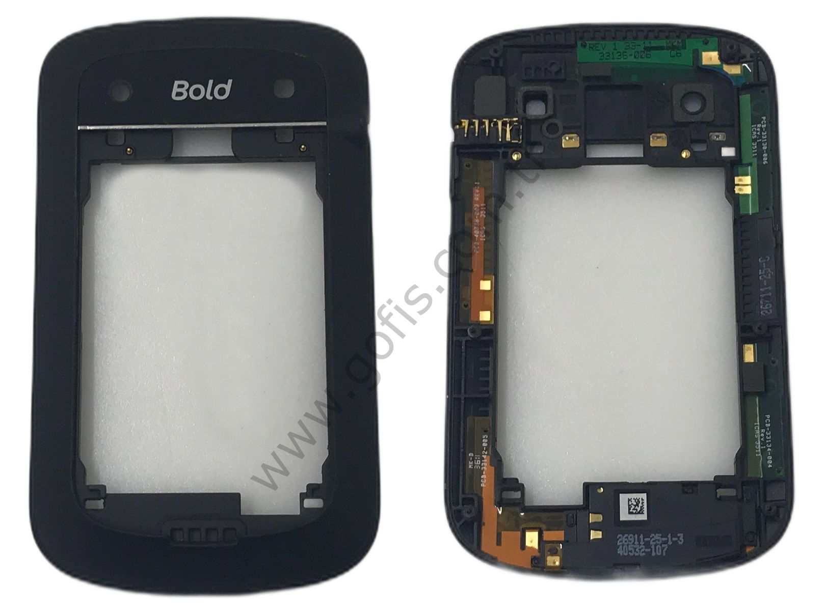 BLACKBERRY BOLD 9900 ARKA KASA PLASTİK SİYAH