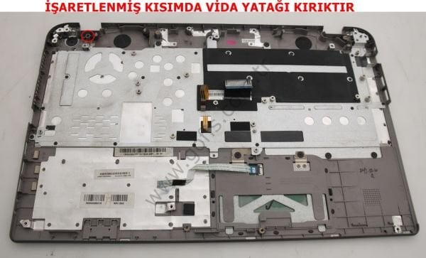 TOSHİBA SATELLİTE P50-A-14H ÜST KASA KLAVYE H000056310 13N0-C3A1701 KLAVYE KASASI *İŞARETLENMİŞ VİDA YATAĞI KIRIKTIR*