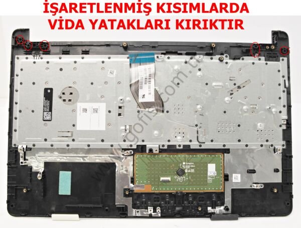 HP 15-BS153NT ÜST KASA KLAVYE KASASI AP204000E00SVT *EKSİK TUŞ*
