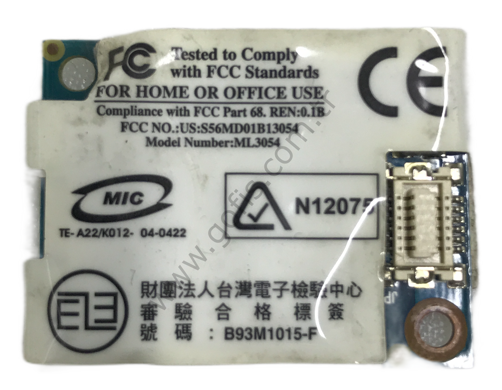 ASUS A7C MODEM KART ML3054 B93M1015-F