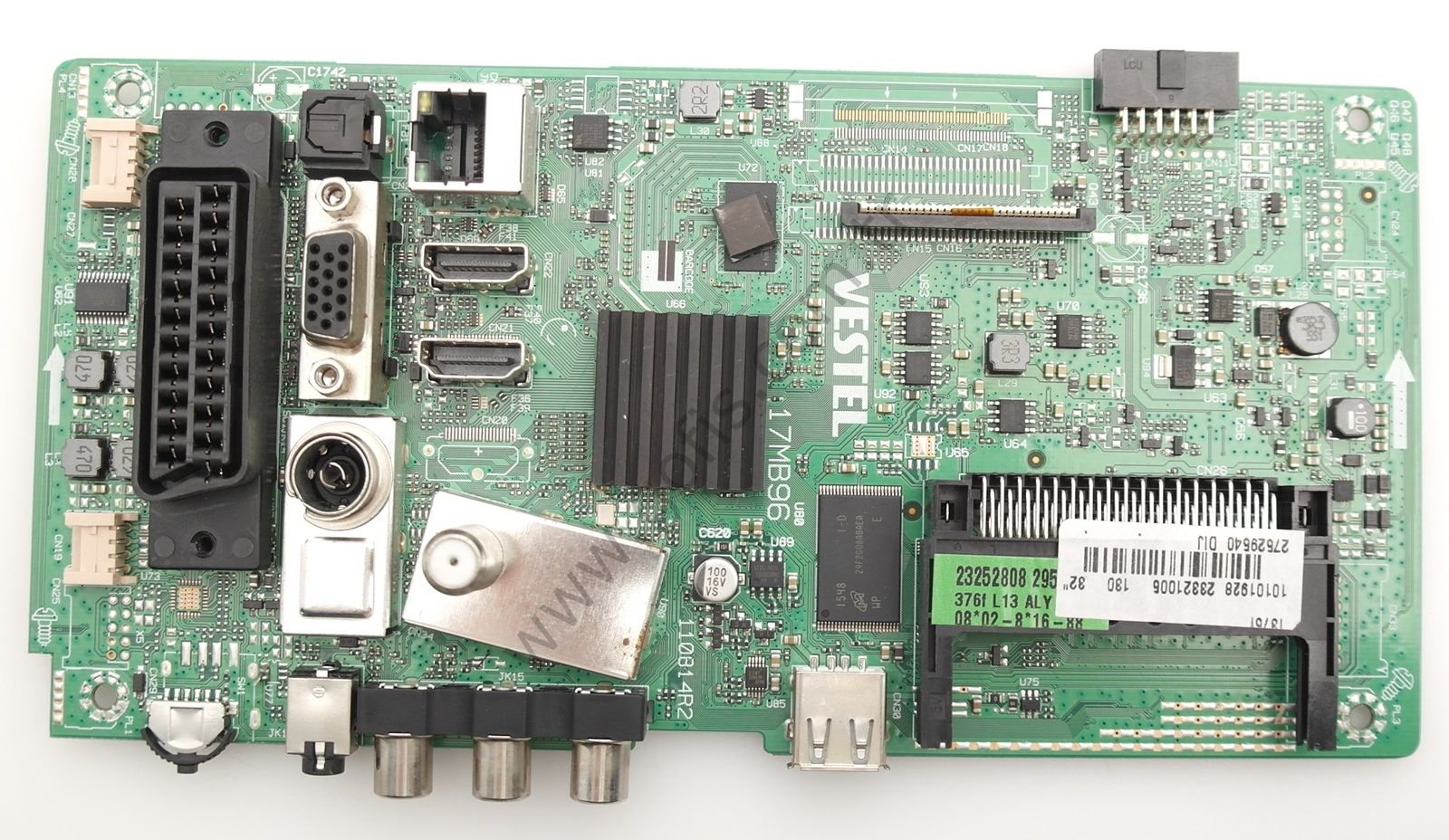 VESTEL 17MB96 ANAKART 110814R2 23321005 23252808 MAİN BOARD