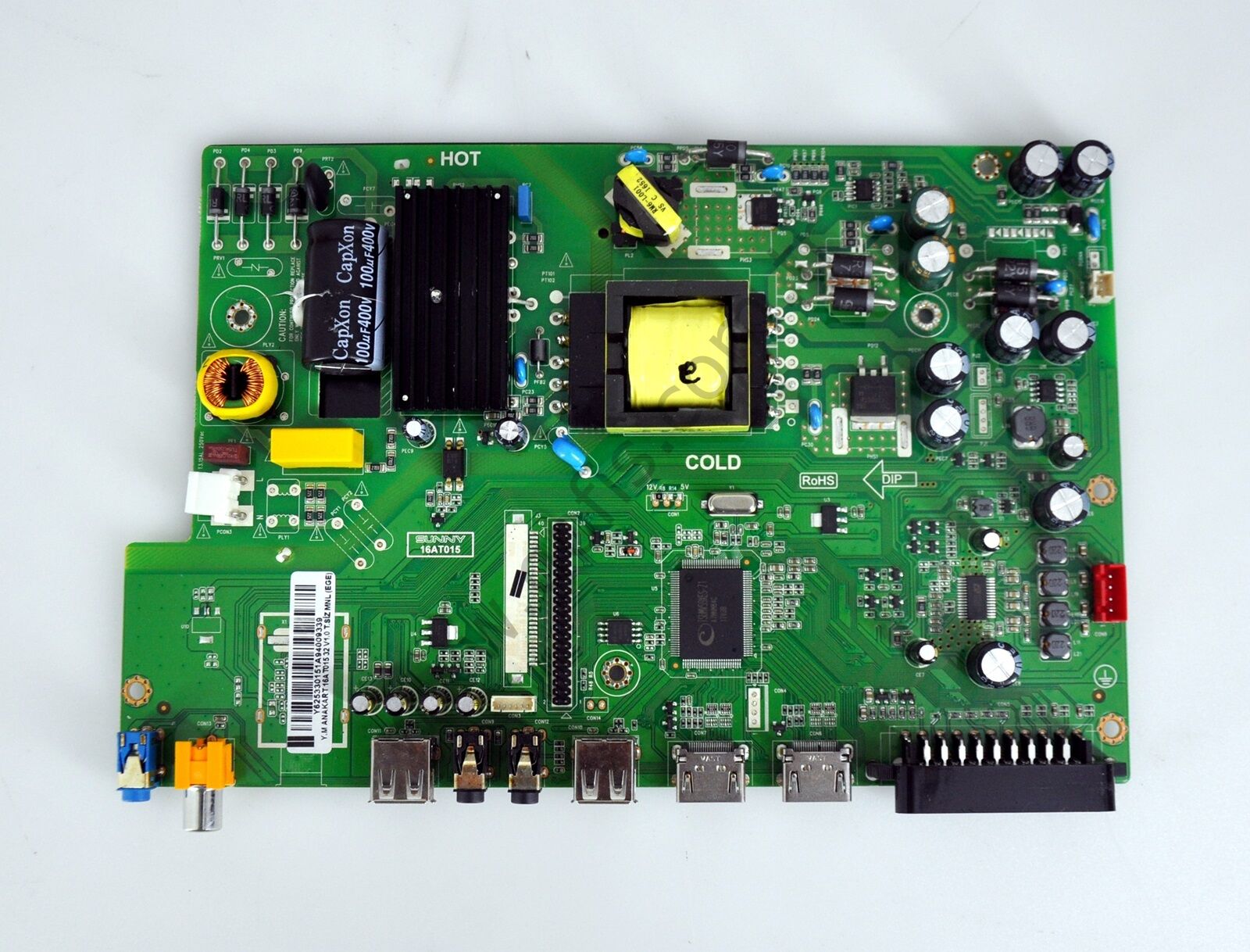 AXEN 32DAB015-0100 ANAKART T.SİZ MNL 16AT015 MAİN BOARD