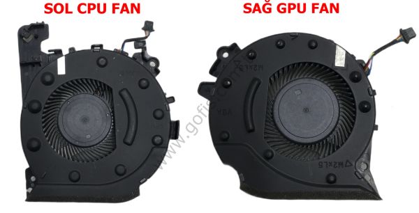 HP PAVİLİON GAMİNG 15-CX CPU-GPU FAN DC28000M4F0 DC28000M5F0 L20335-001 L20334-001 %100 ORİJİNAL