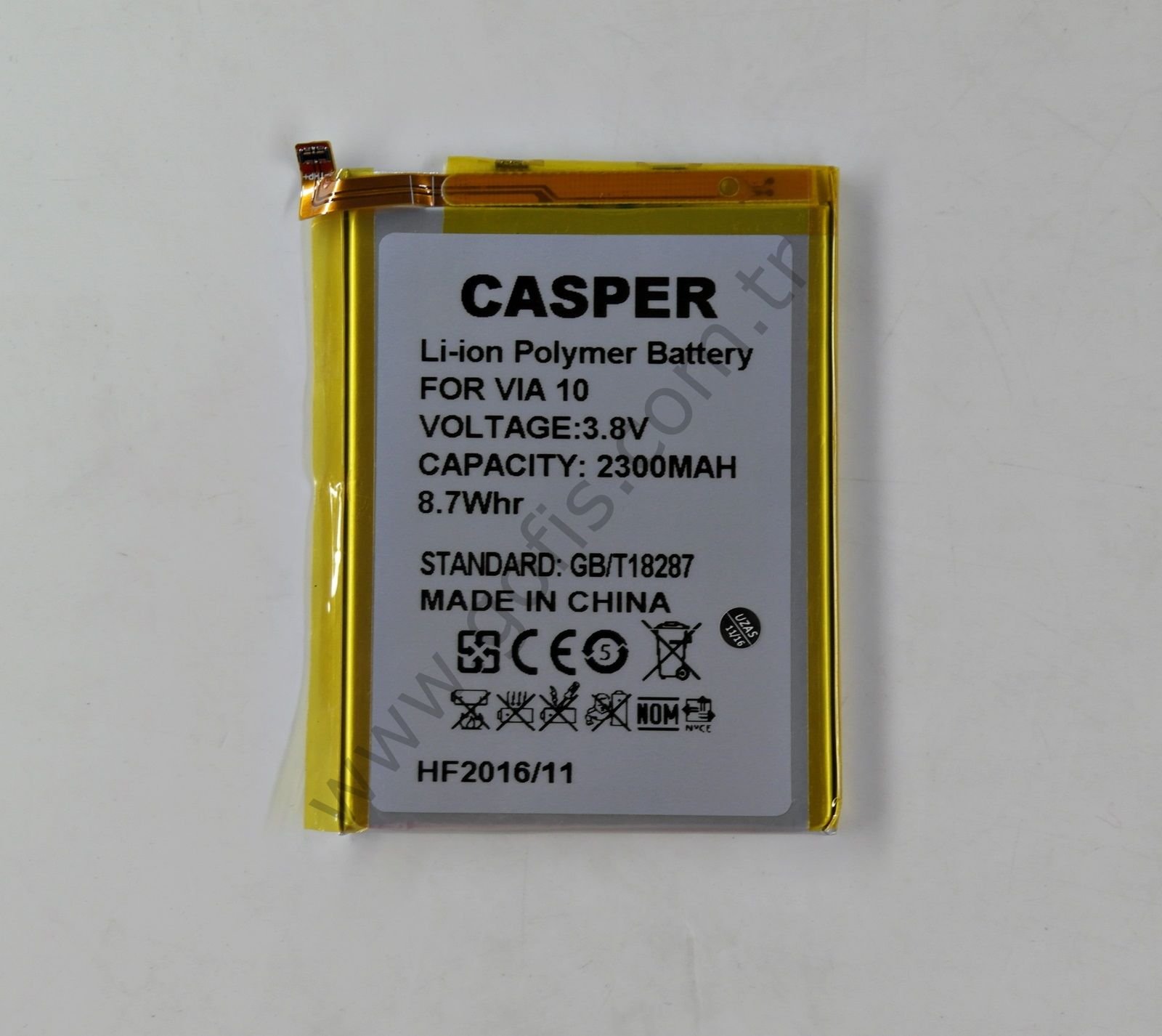 CASPER VİA 10 PİL BATARYA 2300MAH %100 UYUMLU