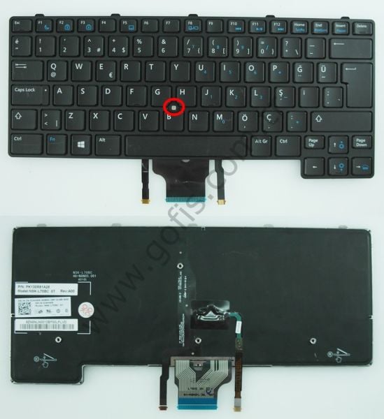 DELL LATİTUDE E6430U KLAVYE TÜRKÇE Q CN-0J4HW9 NSK-L70BC