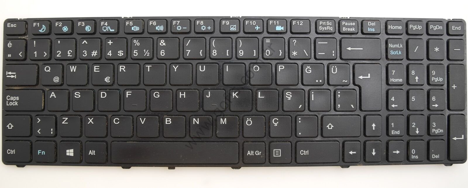 CASPER NİRVANA MT50 MT55 KLAVYE TÜRKÇE Q MP-09Q36TQ