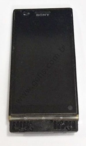 SONY XPERİA P LT22I LCD EKRAN DOKUNMATİK +ÇITA SİYAH %100 ORİJİNAL