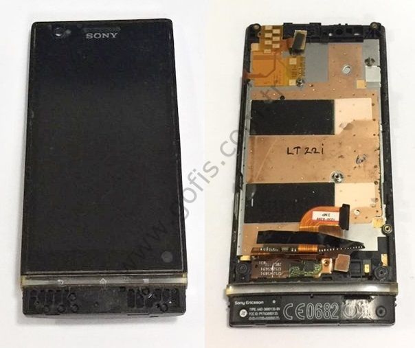 SONY XPERİA P LT22I LCD EKRAN DOKUNMATİK +ÇITA SİYAH %100 ORİJİNAL