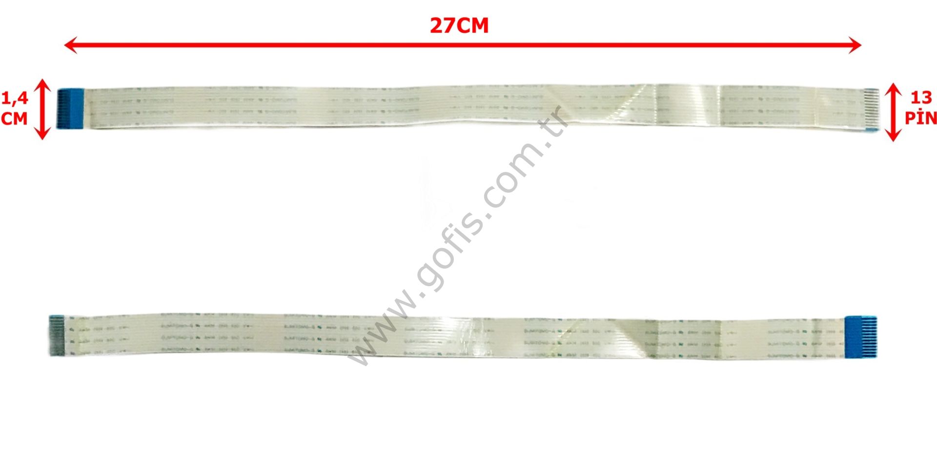 HP LASERJET M1536DNF FLEX KABLO SUMITOMO-G AWM 2896 80C 30V VW-1 1,4CM 27CM 13 PİN