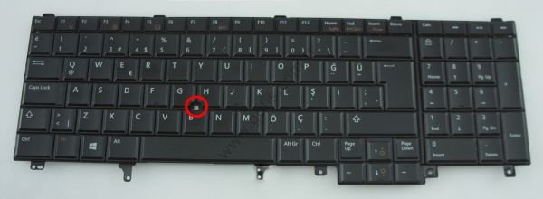 DELL LATİTUDE E5530 E6530 E6520 PRECİSİON M4600 M4700 M6600 KLAVYE TÜRKÇE Q NSK-DW2UC CN-07C564
