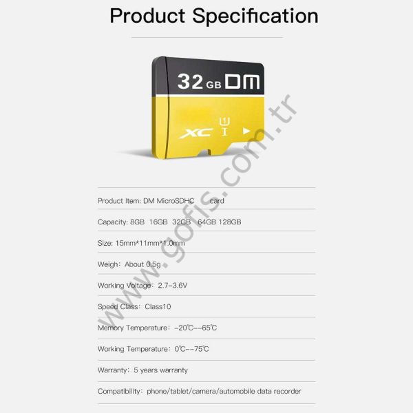 DM LİFE 16GB/32GB MİCRO SD KART