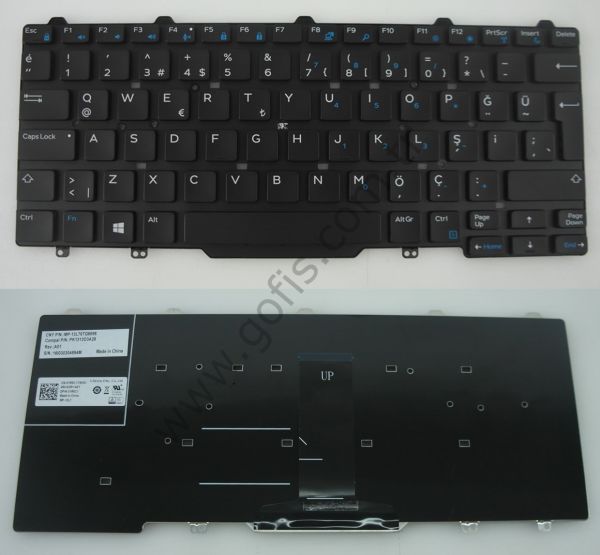DELL LATİTUDE 3340 3350 E7450 E7480 E5450 KLAVYE TÜRKÇE Q CN-01R5C1