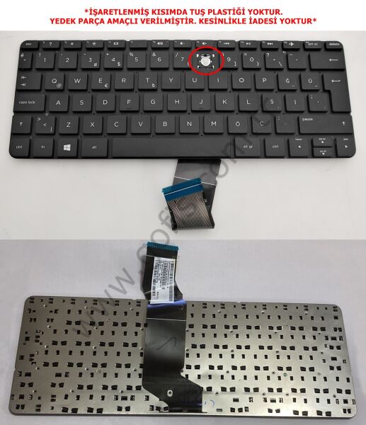 HP STREAM 11 PRO G2 KLAVYE TÜRKÇE Q 802986-141 *YEDEK PARÇA AMAÇLI*