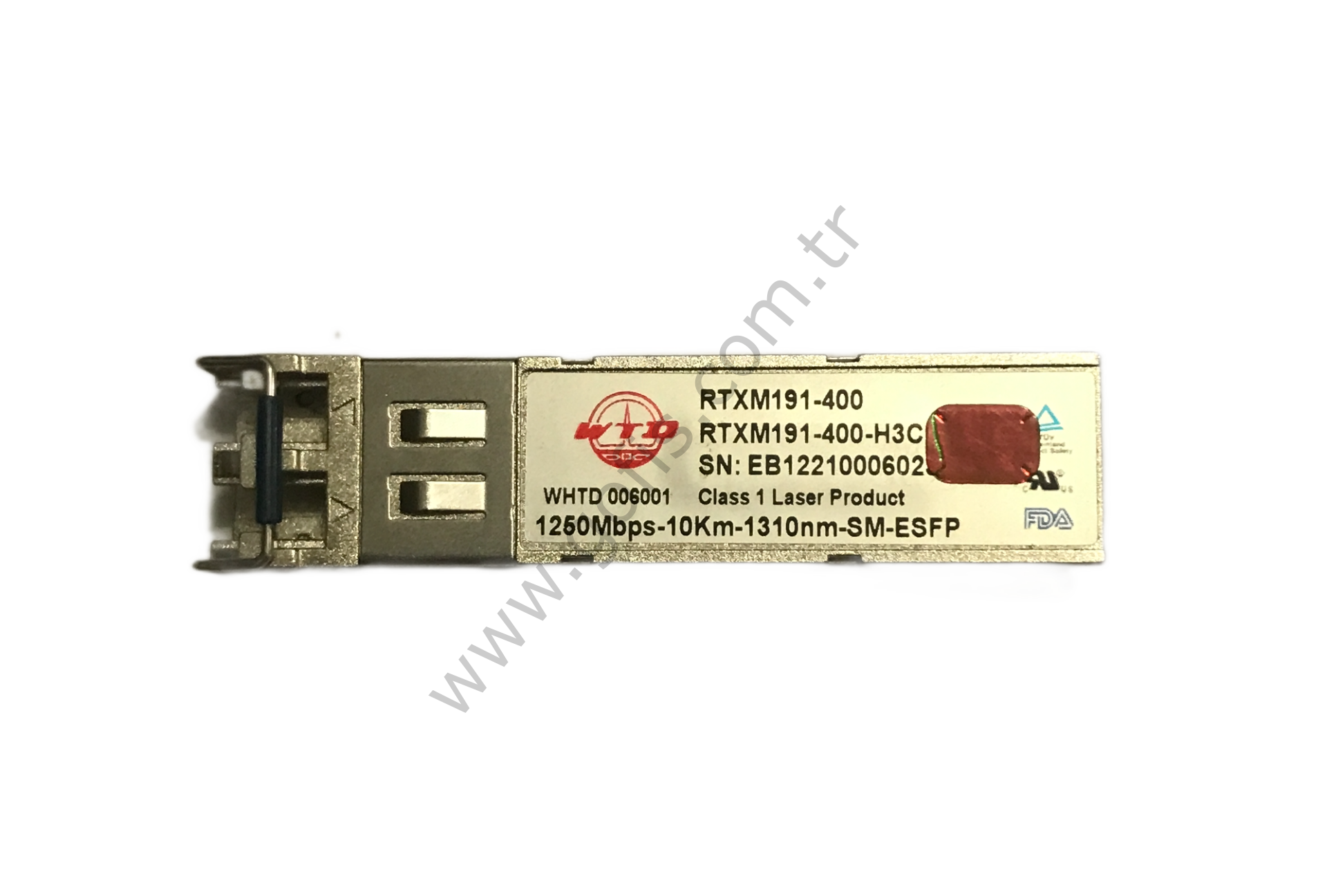 WTD RTXM191-400 TRANSCEİVER MODÜL 1250MBPS-10KM-1310NM-SM-ESFP