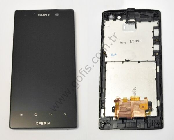 SONY XPERİA ION LTE LT28I LCD EKRAN DOKUNMATİK ÇITALI SİYAH %100 ORİJİNAL