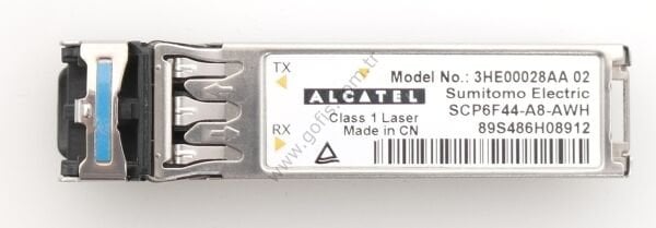 ALCATEL 3HE00028AA SFP TRANSCEİVER MODÜL SCP6F44-A8-AWH