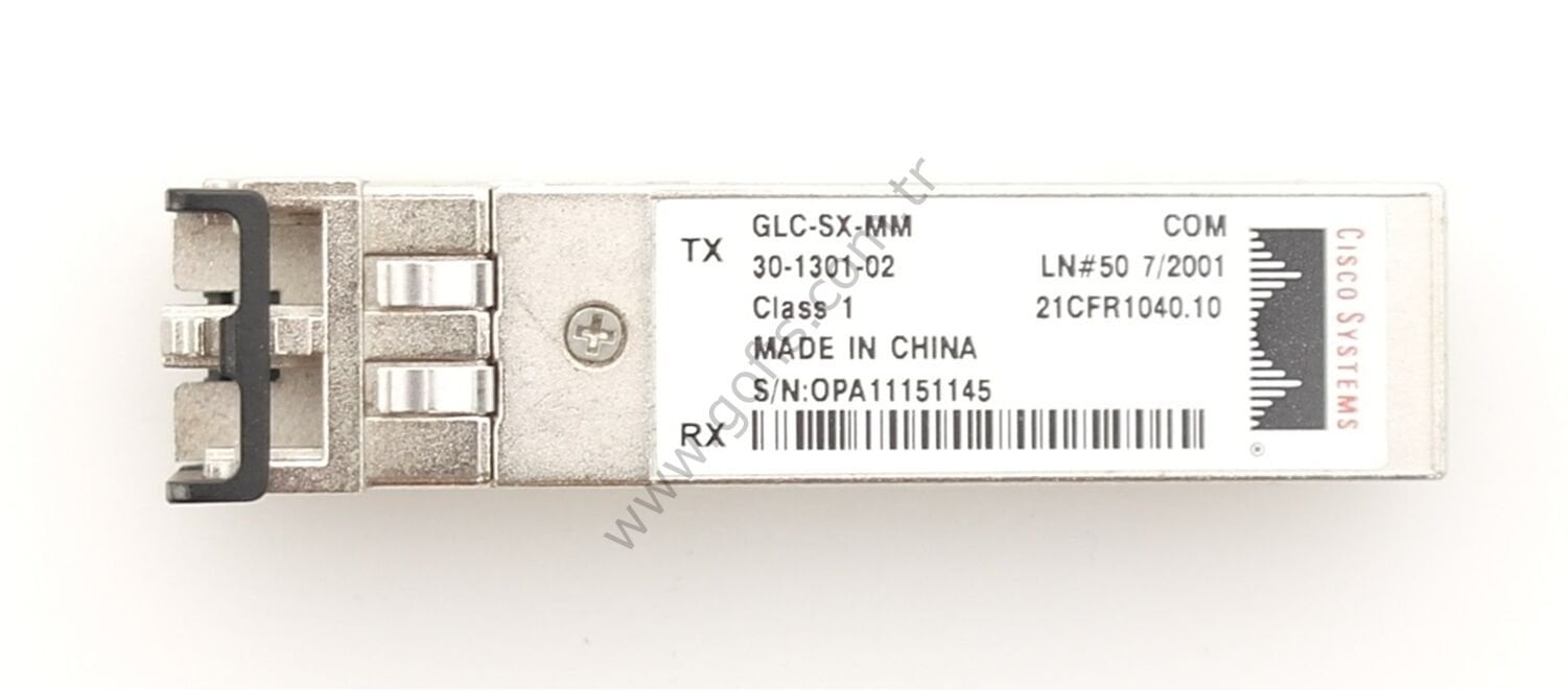 CİSCO GLC-SX-MM 30-1301-02 SFP TRANSCEIVER MODÜL 21CFR1040.10 1000BASE-SX
