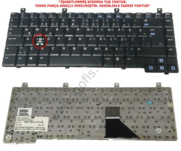 HP PAVİLİON DV5000 KLAVYE TÜRKÇE Q K031802F4TR PK13ZIP05J0 407857-141 *YEDEK PARÇA AMAÇLI*
