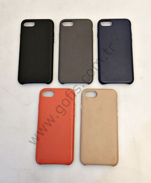 APPLE İPHONE 7 8 DERİ KILIF KUTULU %100 ORİJİNAL