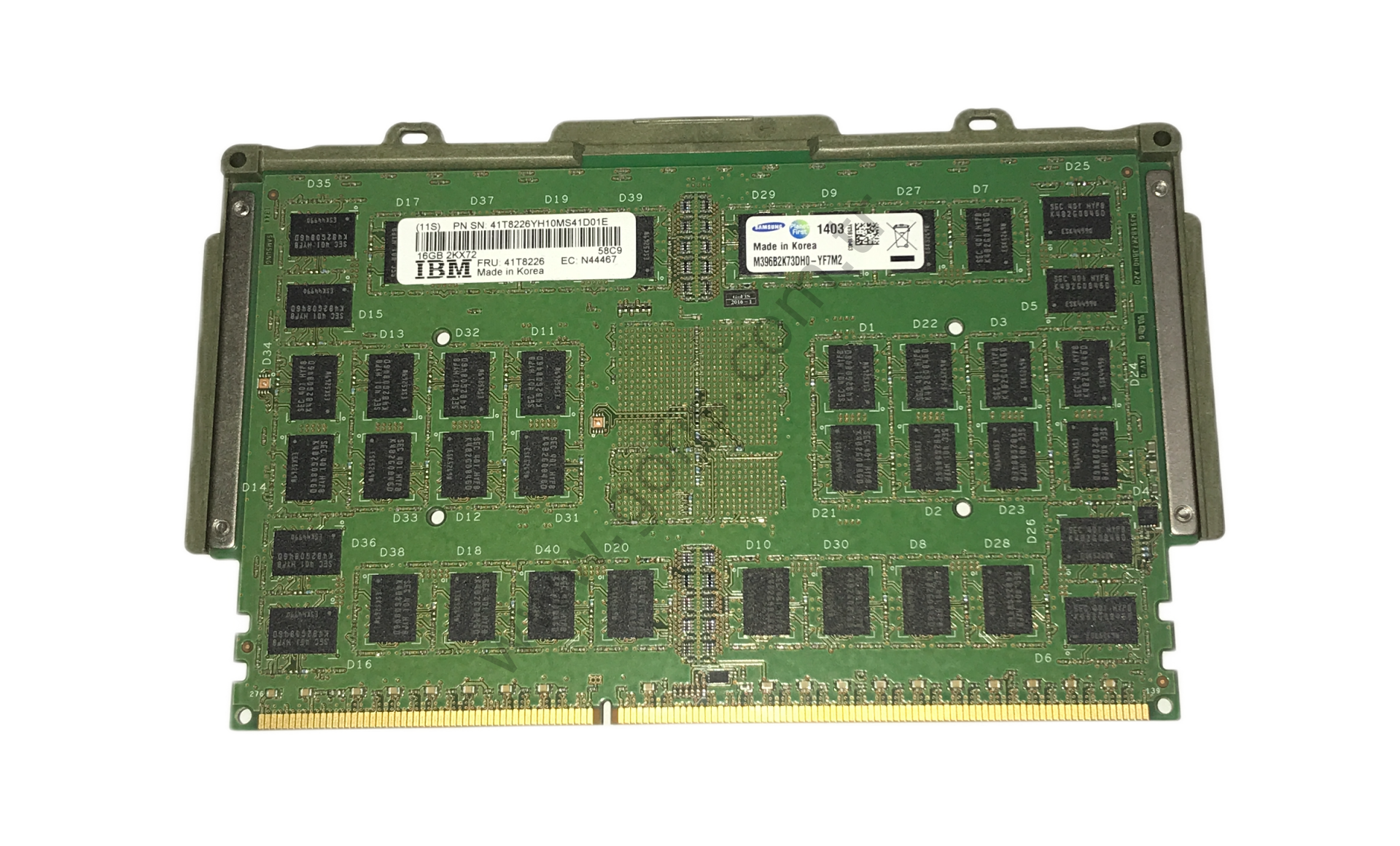 IBM 16GB PC3-8500 DDR3-1066 POWER7 CUOD RAM M396B2K73DH0-YF7M2 41T8226