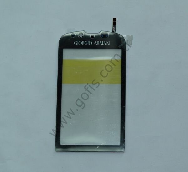 ALLY SAMSUNG GİORGİO ARMANİ B7620 DOKUNMATİK ÖN CAM SİYAH