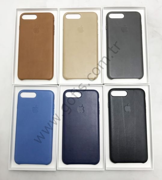 APPLE İPHONE 7 PLUS 8 PLUS DERİ KILIF KUTULU %100 ORİJİNAL