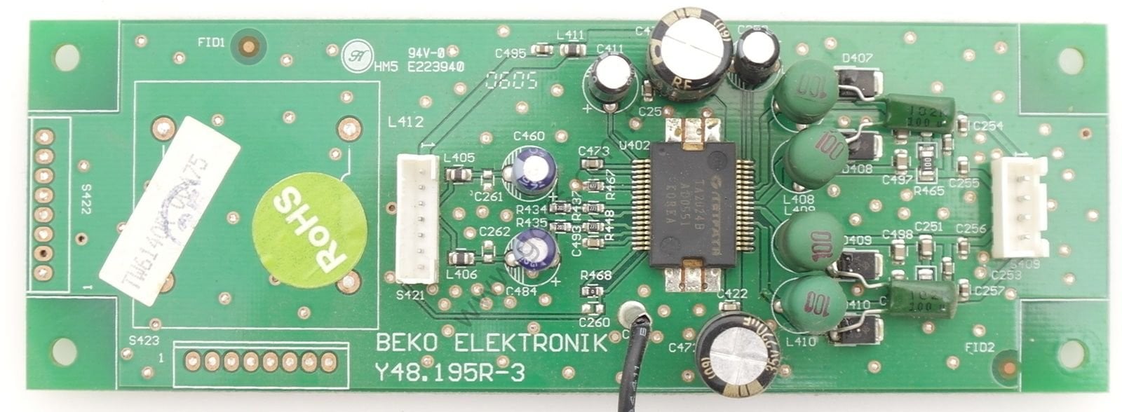 BEKO F 668 SES KARTI Y48.195R-3 AUDİO BOARD