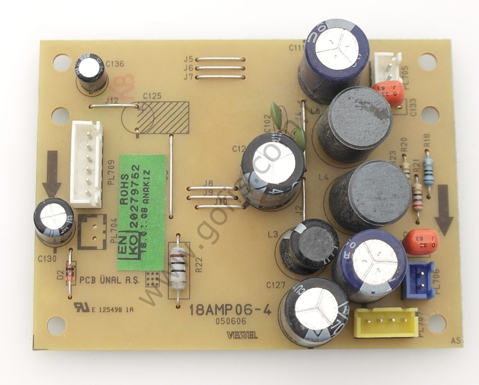 VESTEL 42820 SES KARTI 20279752 18AMP06-4 AUDİO BOARD