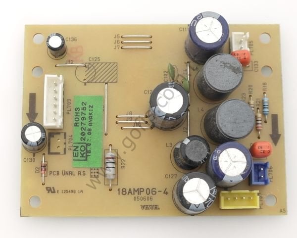 VESTEL 42820 SES KARTI 20279752 18AMP06-4 AUDİO BOARD