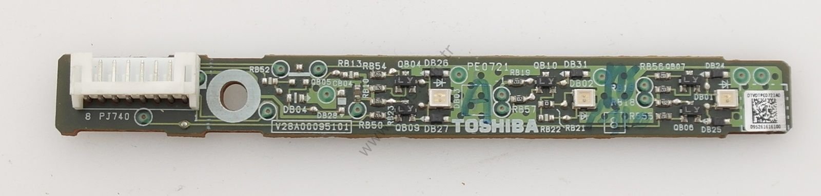 TOSHİBA 40LV655P LED BOARD PLC-2147 PE0721 V28A00095400 V28A00095101